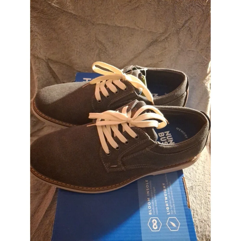 Nunn Bush Shoes Mens Size 8 Gunmetel/Gris New Haven Lace Up Oxford *NWT*